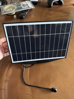 5W Solar Panel Charger with Magnetic Charging Cable and Adjustable Extension Arm