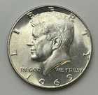 1969D Kennedy Half Dollar BU Uncirculated Mint State 40% Silver 50c USCoin X-510