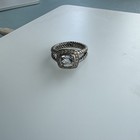 DAVID YURMAN PETITE ALBION RING WITH WHITE TOPAZ AND DIAMONDS SZ 7 — photo 1