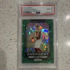 2024 Panini Prizm Emergent Green Ice Rookie Jayden Daniels #2 PSA 10 Commanders…