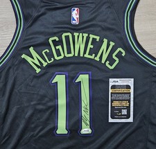 Bryce McGowens Signed Autographed New Orleans Pelicans Jersey JSA COA