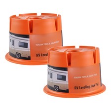 2-Pack RV Jack Stabilizer Blocks, 2000 LBS Each, Polypropylene