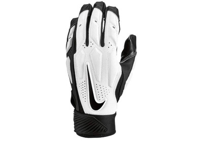 Nike Youth D-Tack 6.0 Boys Lineman Football Gloves White/Black!!(Small)