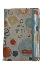 Live Happy On A Positive Note Hardcover Inspirational Journal Notebook NEW CORSO