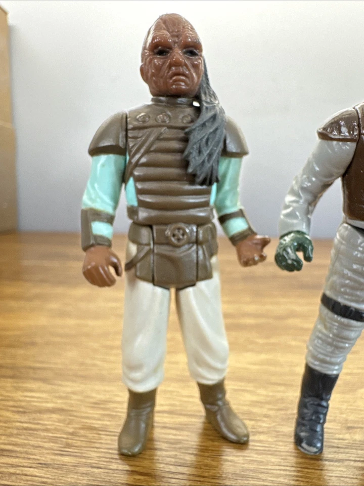 Lote de bonecos de ação 1983 vintage Kenner Star Wars ROTJ Jabba’s Palace Skiff Guards - Imagem 2 de 4