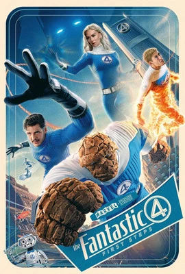 Fantastic Four 2025 Cinema Film SciFi Poster A5 A4 A3 Super High Quality Paper