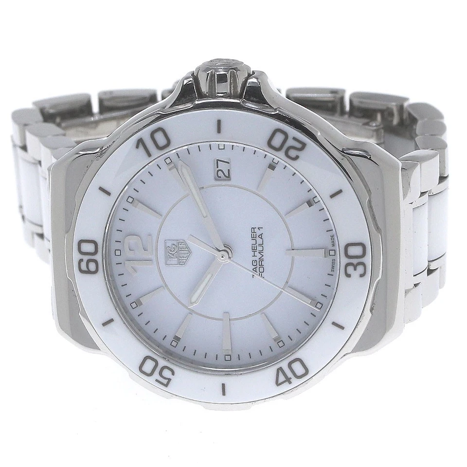 Reloj de cuarzo para dama TAG HEUER Formula 1 WAH1211 fecha esfera blanca_863957 Foto 2 de 4