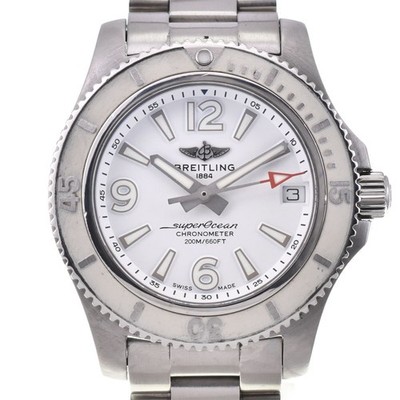 with paper BREITLING Super Ocean 36 A17316 Automatic Ladies Watch O#145541