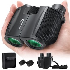 Aurosports 10x25 Binoculars for Adults and Kids, Large View Compact Binocular...
