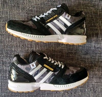Adidas ZX 8000 BAPE Undefeated A Bathing Ape Größe 44 US 10