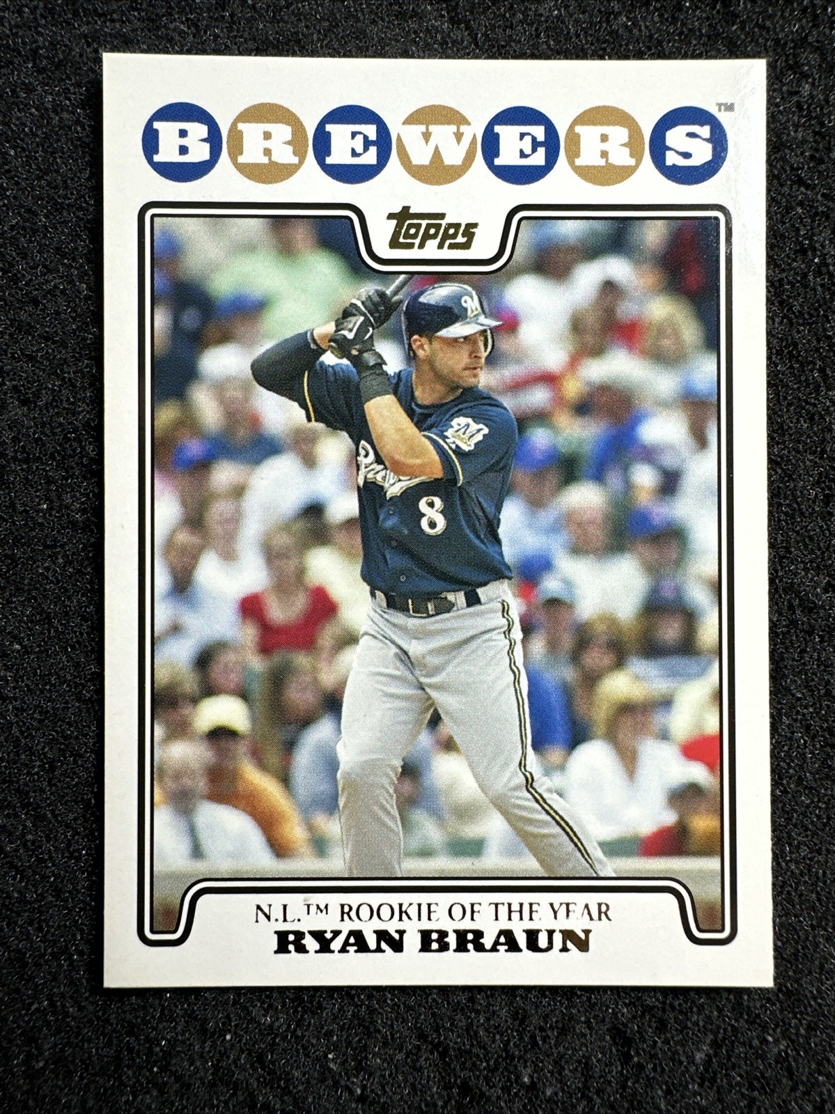RYAN BRAUN #101 2008 Topps Baseball Gold Foil  (Buy 10 get 10 FREE)