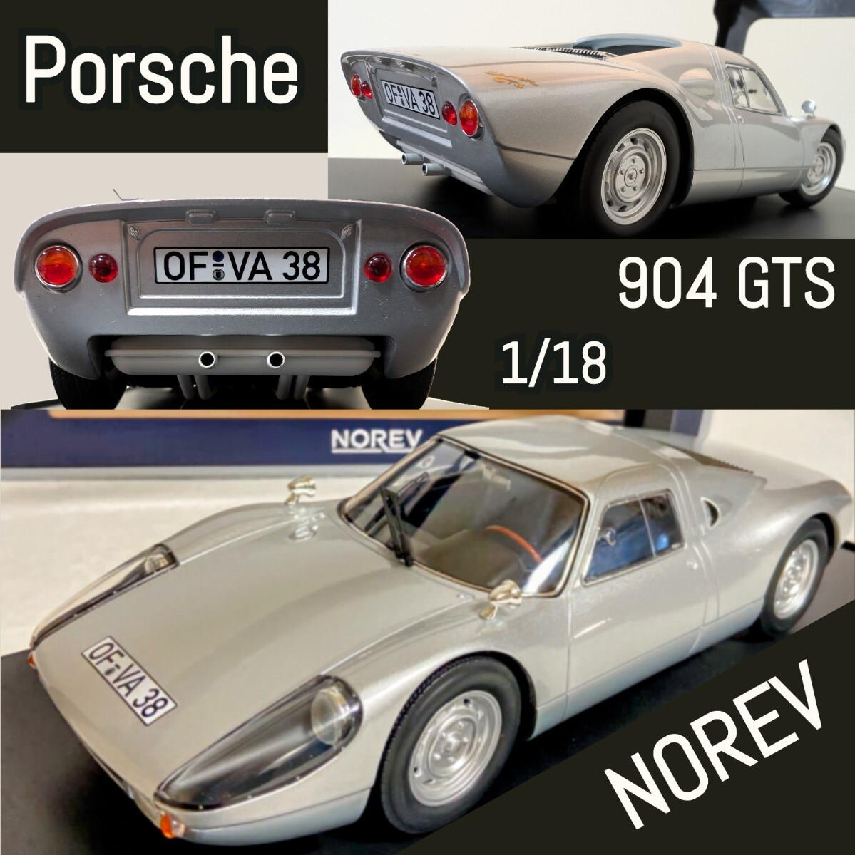 Norev 1/18 Minicar Porsche 904 Gts 1964 Silver | eBay Norev 1/18 Minicar Porsche 904 Gts 1964 Silver | eBay