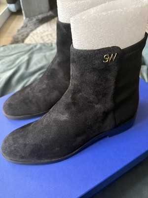 stuart weitzman suede boot Bootie  9.5