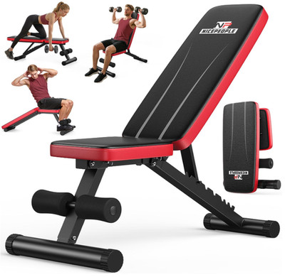 Basic Weight Bench, Adjustable 8 Backrests, 660LBS Capacity, Foldable