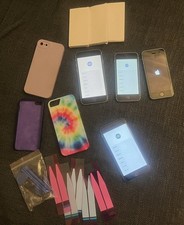 4 iPhones SE 2020 2016 6S Lot For Repair / parts With Tools Batteries Cases READ