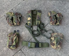 DPM Webbing Set British Army PLCE Cadets Genuine Issue Belt Pouches Yoke