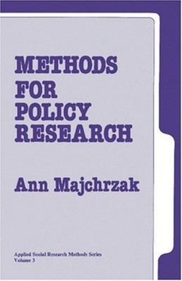 Methods for Policy Research Paperback