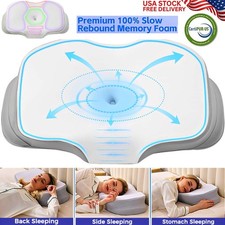 CERVICAL MEMORY FOAM ERGONOMIC PILLOW NECK SHOULDER PAIN RELIEF HEADACHE SNORING