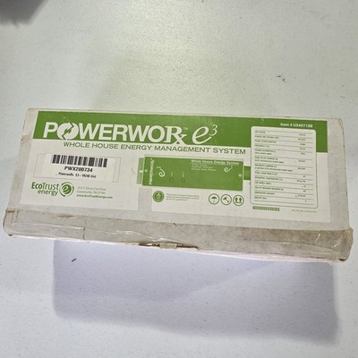 Powerworx E3 Whole House Energy Management System Model E3-1R240 US40718B