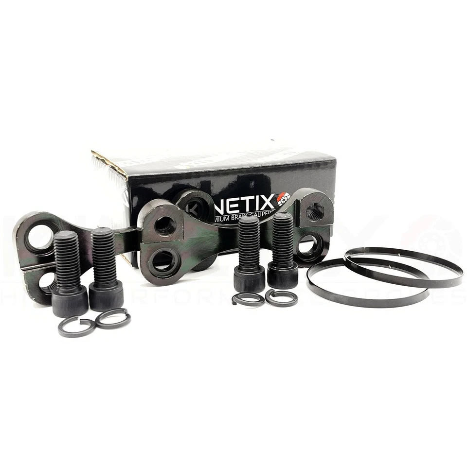 FOR S3 TTS TTRS GOLF R GTI MK7 REAR 310mm-356mm BIG BRAKE DISCS UPGRADE ADAPTERS - Image 4 of 4