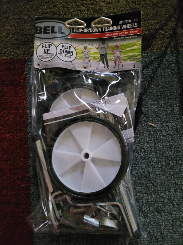 Bell Spotter 500 Flip Up Training Wheels Fits 12” to 20” Bike Wheels