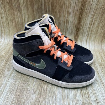 Nike Air Jordan 1 Mid SE Women's Size 7 Craft Anthracite Light Olive FD5847-003