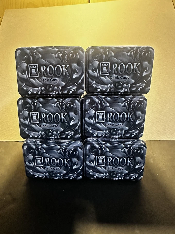 6x Cajas de Metal Torre Terese Nielsen Mark Tedin Arte Acero Almacenamiento 2002 Foto 4 de 4