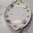 Bassett Oval Ceramic Platter Floral Pattern with Gold-Tone Handles Glossy — photo 9