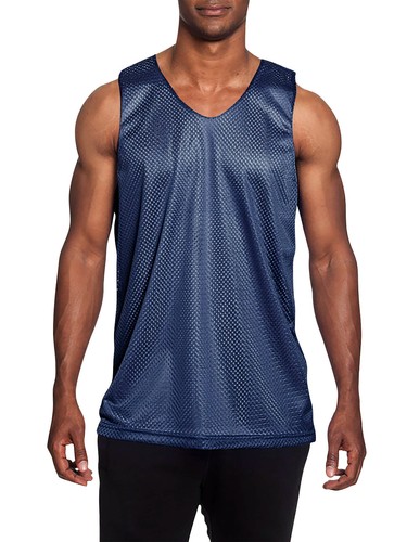 Herren Basketball Trikot Netz Tank Top Premium Übung Sport Team Wendbar - Bild 24 von 46