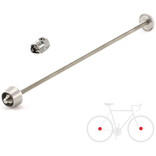 Broche Antivol Pitlock Universelle 240mm Filetage Continu Sans Fermeture Vélo