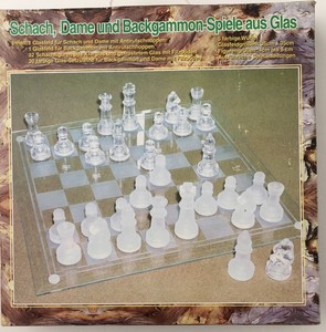 68.p. 3 in 1 Glass Game Set - 12