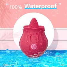 10 Modes-Rose-Vibrator-Suctions-Vibration-Sucking-Waterproof-Massager Women Gift
