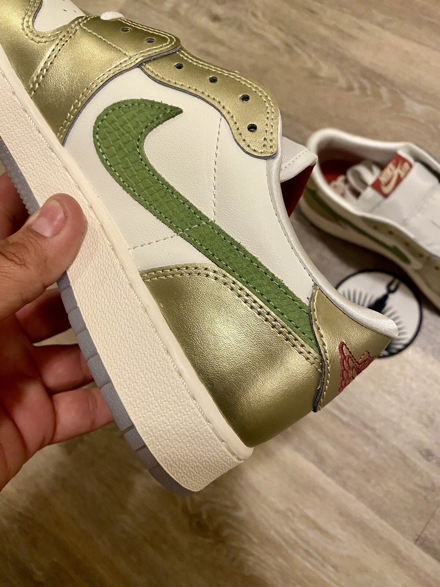 Nike Jordan 1 Low OG GS Year of The Dragon 2024 FQ6593-100 Youth