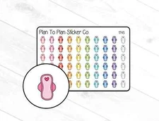 1745~~Period Trackers Planner Stickers.