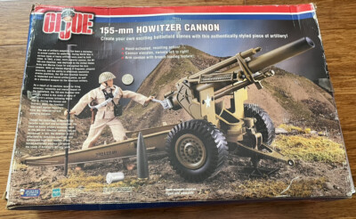 Hasbro GI JOE 155-mm Howitzer Cannon 2000 - Brand New Open Box | eBay