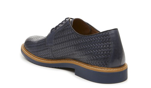 Stringate Igi&co 3101911 pelle intrecciata blu Made in Italy list €89,90 - 20% - Picture 4 of 4