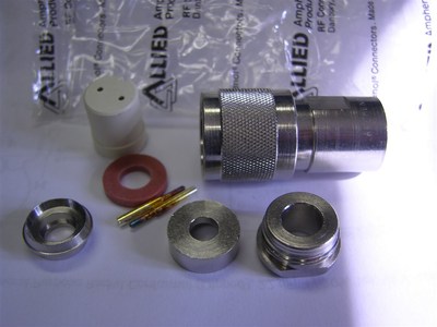 1 Amphenol RF 82-5589 Twinax Connector for Belden 8227 & 9207 Cable