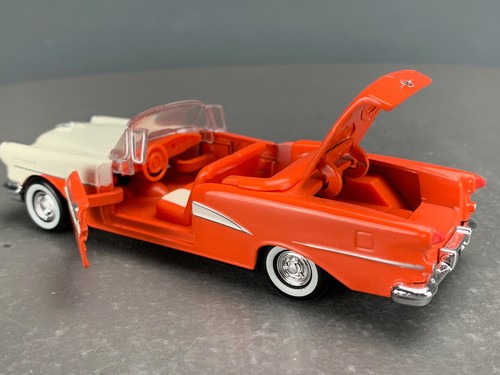 1/43 Diecast Road Champs 1955 Oldsmobile Starfire Convertible Red D0329 LZ - Picture 9 of 10