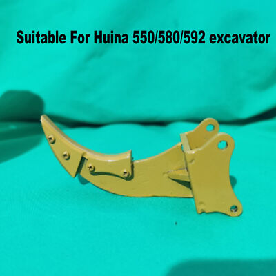 Yellow Simulation Metal Excavator Ripper RC Part for Huina 550/580/592 Excavator
