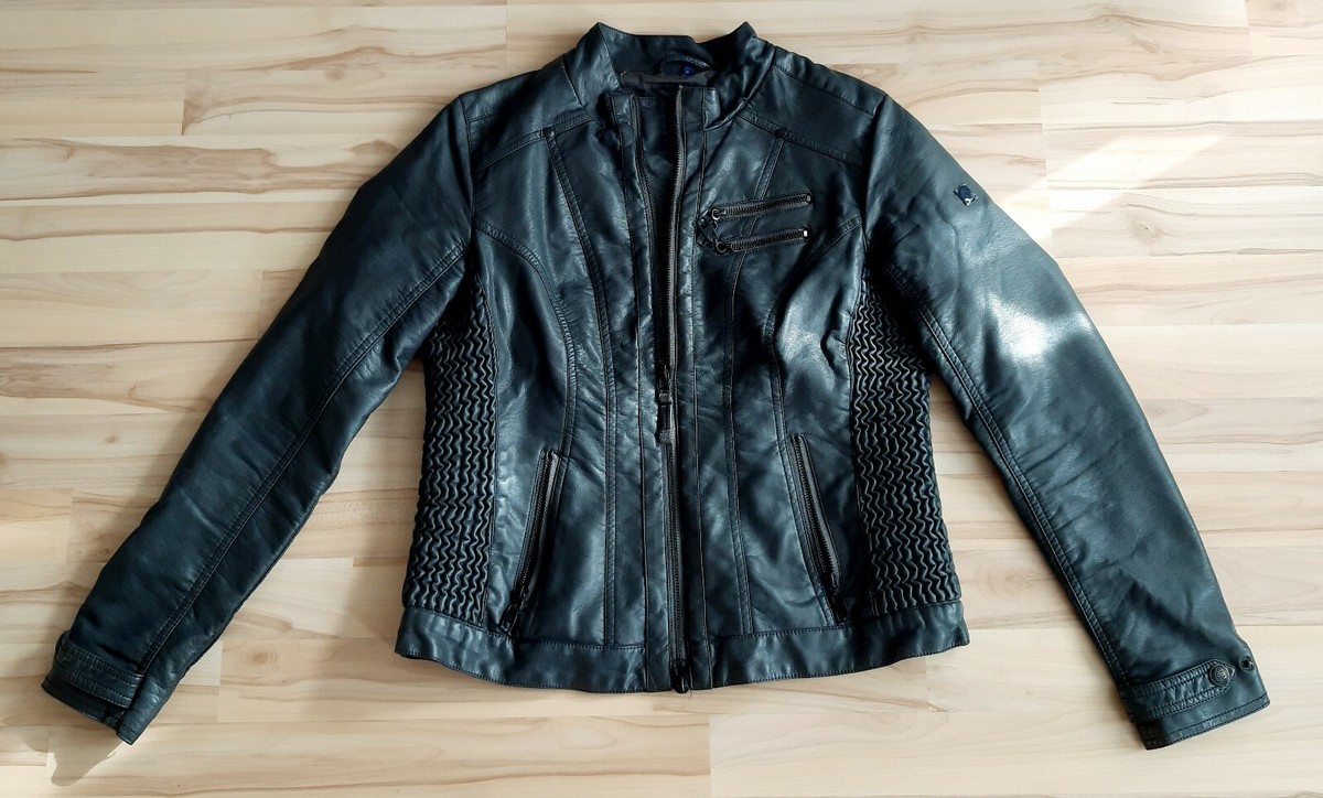 Cecil Damenparka Cecil Lederjacke GrÃ¼n Damen Winterjacke