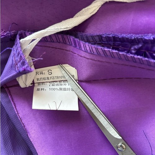 NWT Manjiali Elegant Purple One-Shoulder Maxi Dress Women's Small - Picture 3 of 3