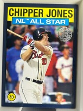 2021 Topps - 1986 Topps All-Star Baseball Chipper Jones #86AS29 Blue Border