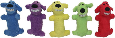 Multipet International Original Loofa Dog Mini 6-Inch Dog Toy (Assorted Colors)