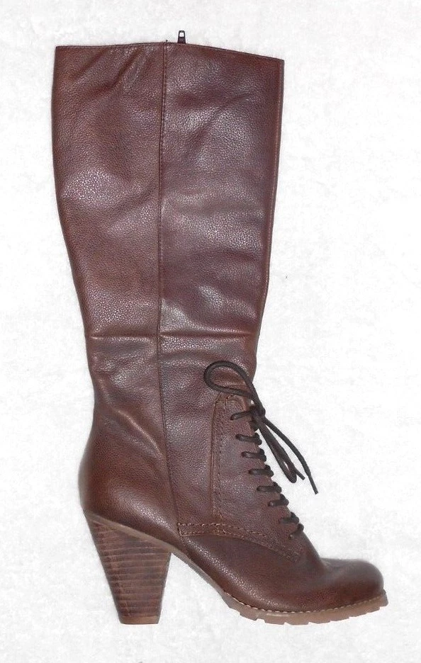 HUSH PUPPIES bottes zippées cuir grainé marron P 37 "Neuves" - Photo 1/4