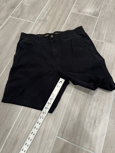 Architect Shorts Men’s 34 Waist Black Active Flex Deck Shorts - Picture 4 of 7