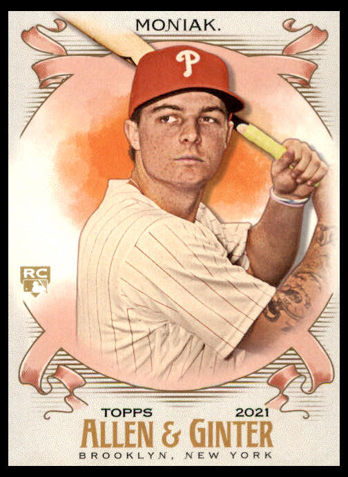 2021 Topps Allen & Ginter #213 Mickey Moniak Philadelphia Phillies