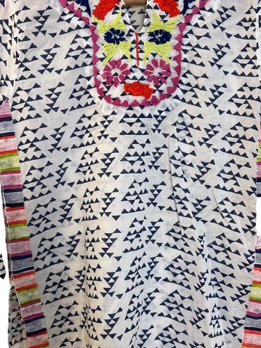 Kids Roller Rabbit Embroidered Tunic Colorful Flowers Birds Boho Top Girls 12 - Picture 3 of 9