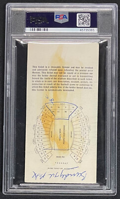 1969 SUPER BOWL III 3 TICKET JETS VS COLTS PSA 1 JOE NAMATH YELLOW