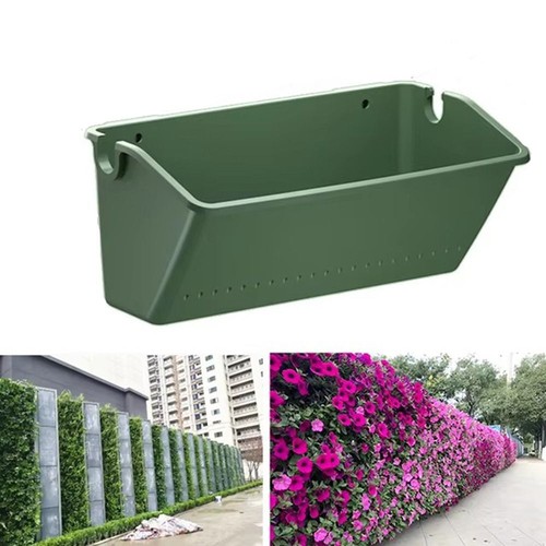 Plastic Wall Flower Pot Vertical Plant Flowerpot Garden Decoration eBay