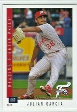 2019 Reading Fightin Phils (Double A-Philadelphia Phillies) Julian Garcia